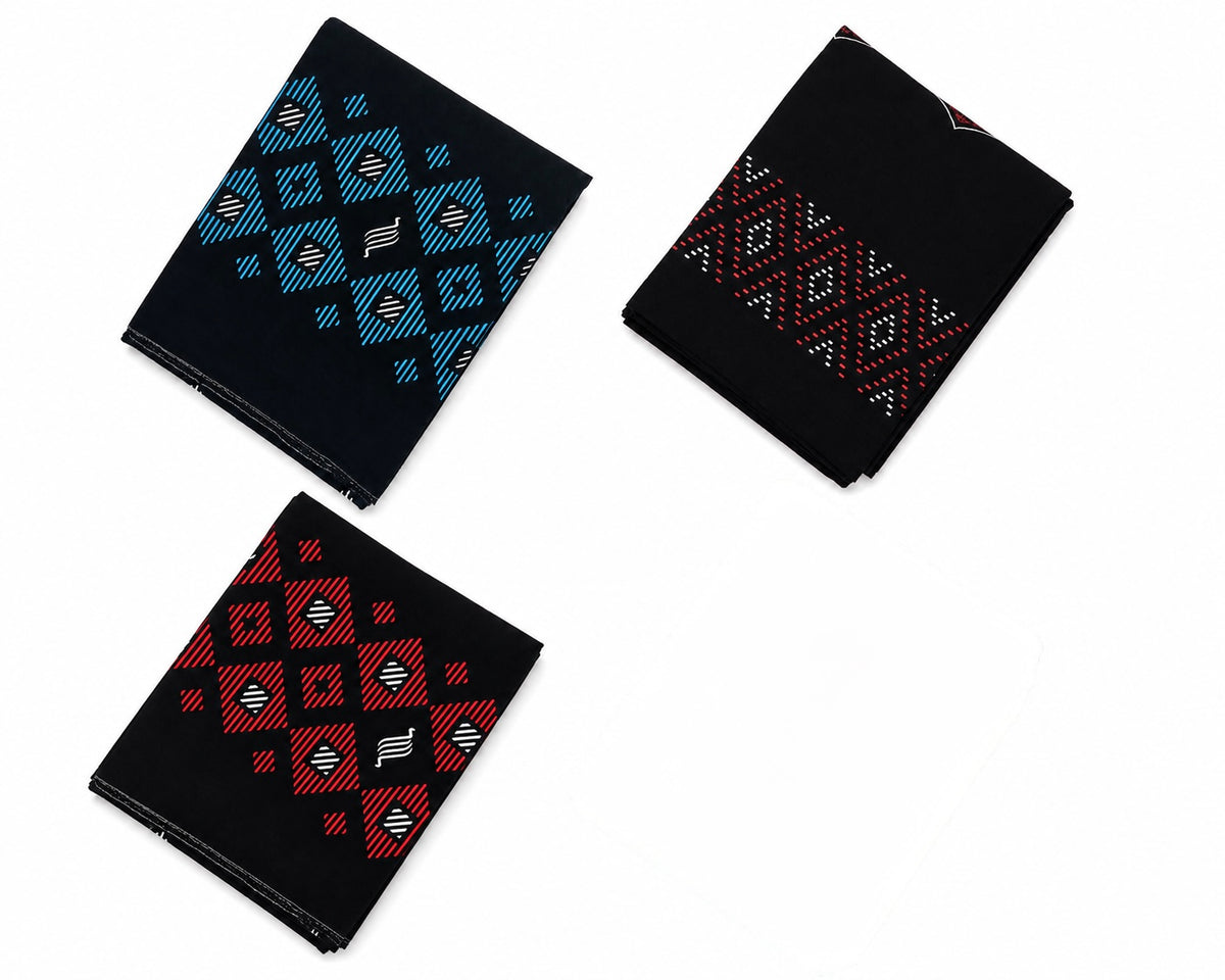 Black Cotton Dhoti – Geometric Printed Collection