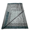Premium Cotton Saree with All-Over Print & Dark Contrast Borders