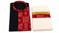 Premium Men’s Onam Combo – Black Cotton Shirt & Kasavu Mundu