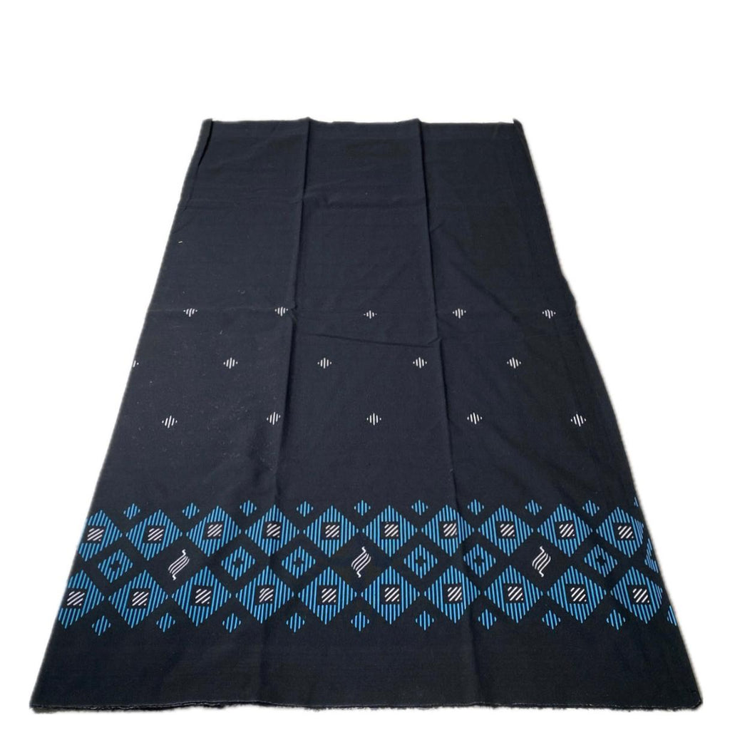 Black Cotton Dhoti – Geometric Printed Collection