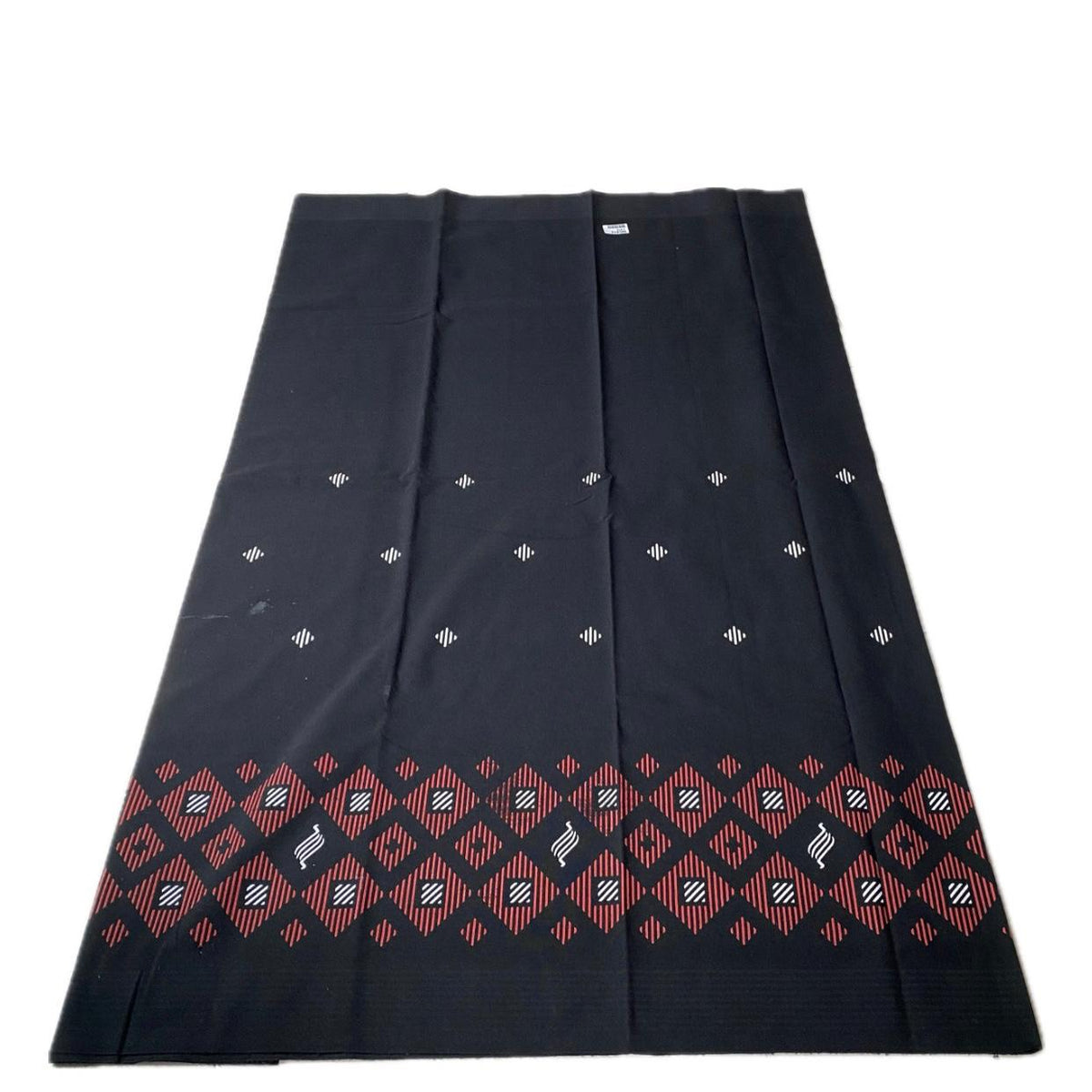 Black Cotton Dhoti – Geometric Printed Collection