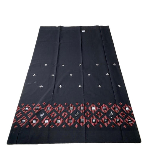 Black Cotton Dhoti – Geometric Printed Collection