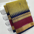 Pure Premium Chettinad Cotton Saree – Small Butta Work