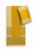 Soft Tissue Wedding Saree with Grand Golden Border
