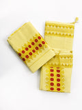 Premium Kerala Set Mundu – Temple Border | Tassels | Traditional Thread Work