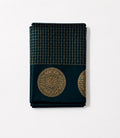 Premium Black Checked Soft Silk Saree with Gold Woven Border | Elegant Traditional Wear