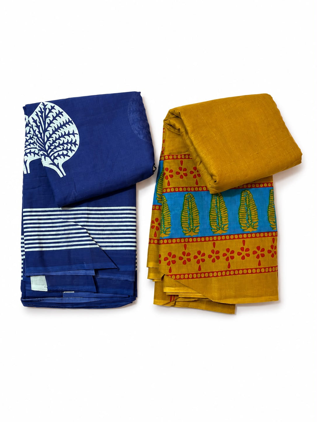 Premium Soft Cotton Saree with Elegant Woven Border | Lightweight Traditional Wear