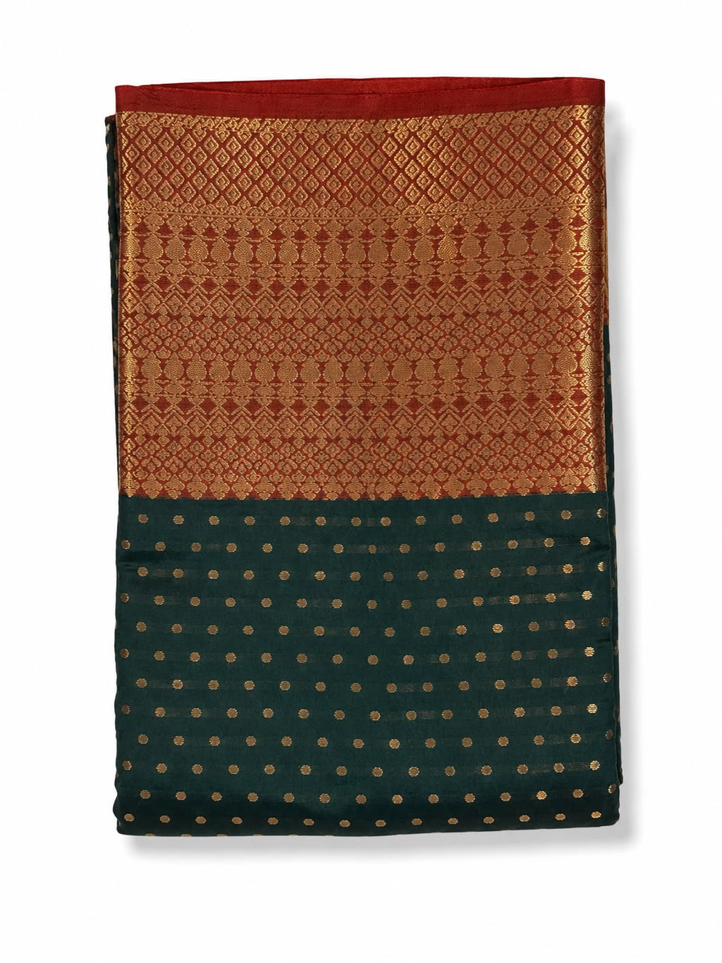 Premium Banarasi Silk Saree with All-Over Butta Design | Rich Traditional & Festive Wear