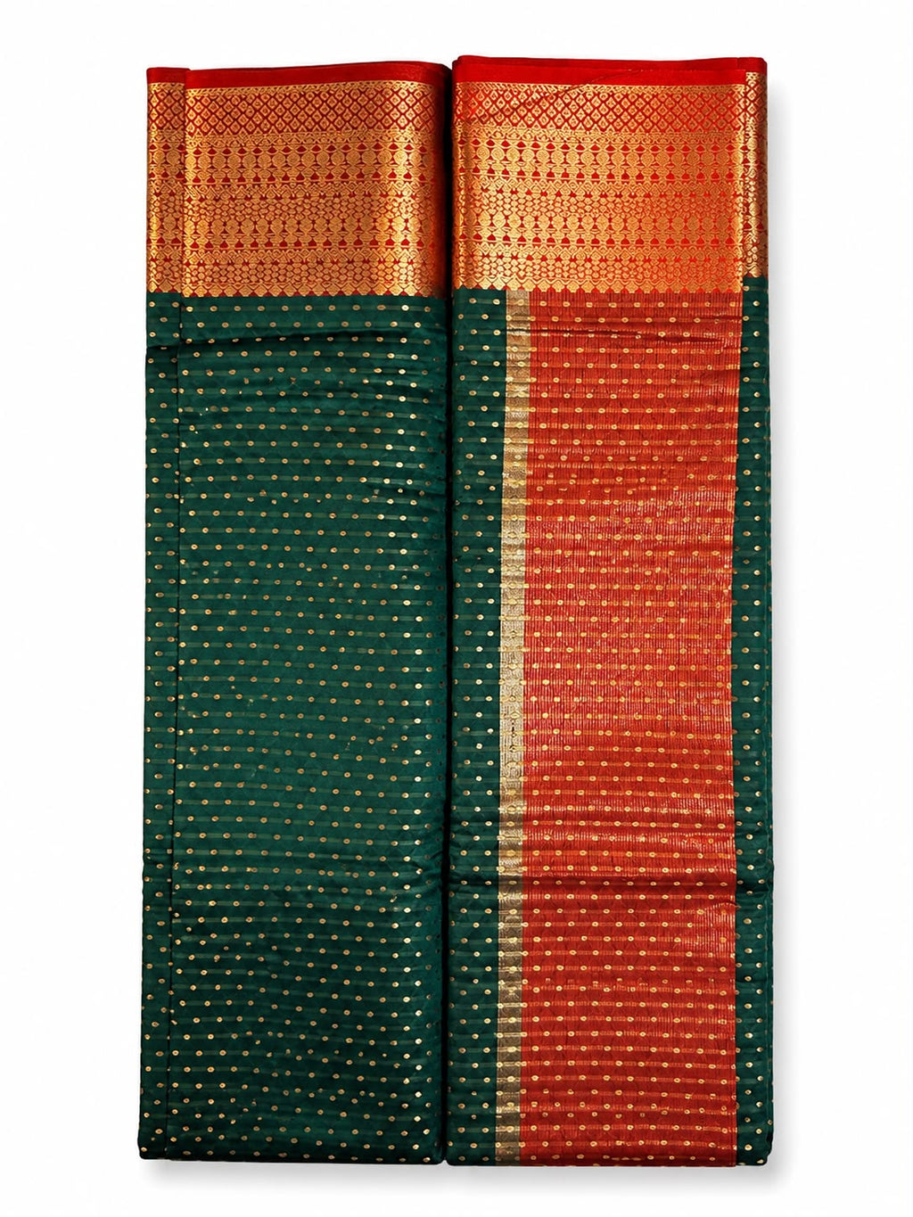 Premium Banarasi Silk Saree with All-Over Butta Design | Rich Traditional & Festive Wear