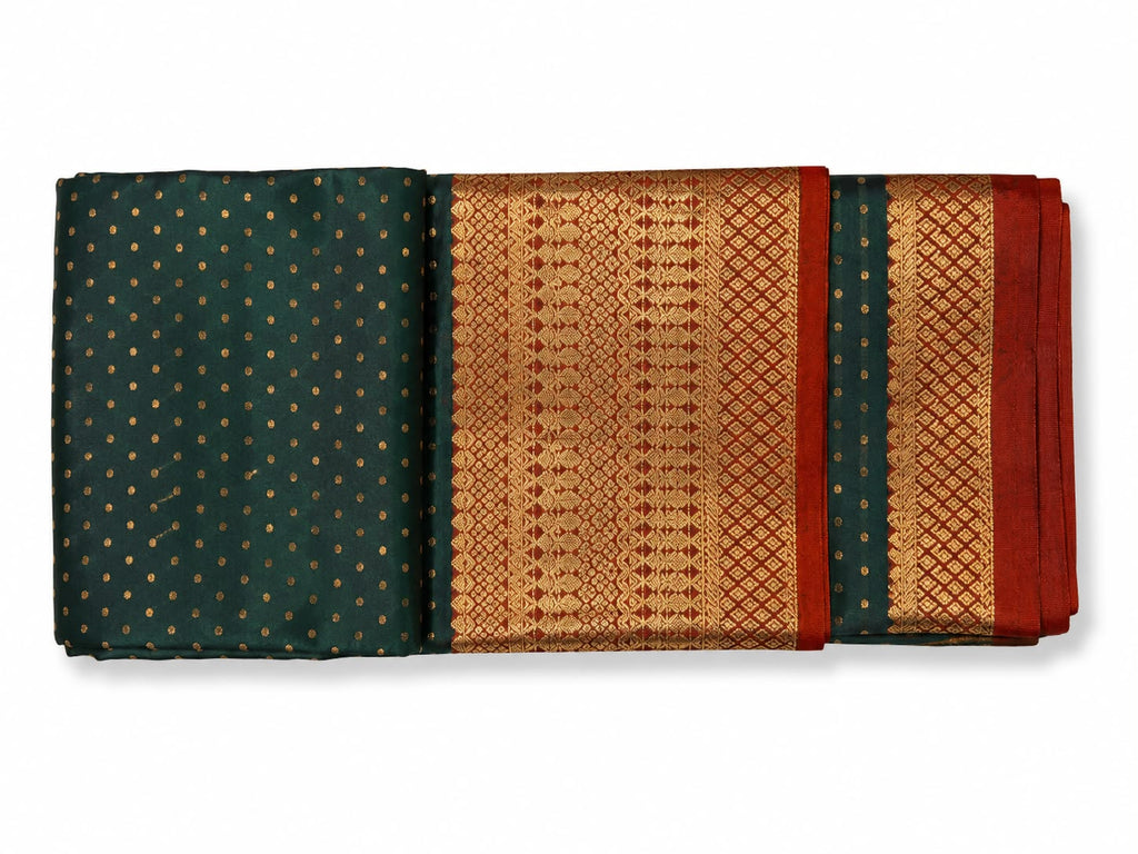 Premium Banarasi Silk Saree with All-Over Butta Design | Rich Traditional & Festive Wear