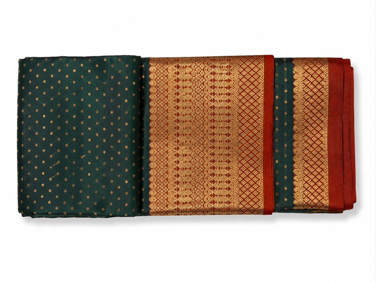 Premium Banarasi Silk Saree with All-Over Butta Design | Rich Traditional & Festive Wear