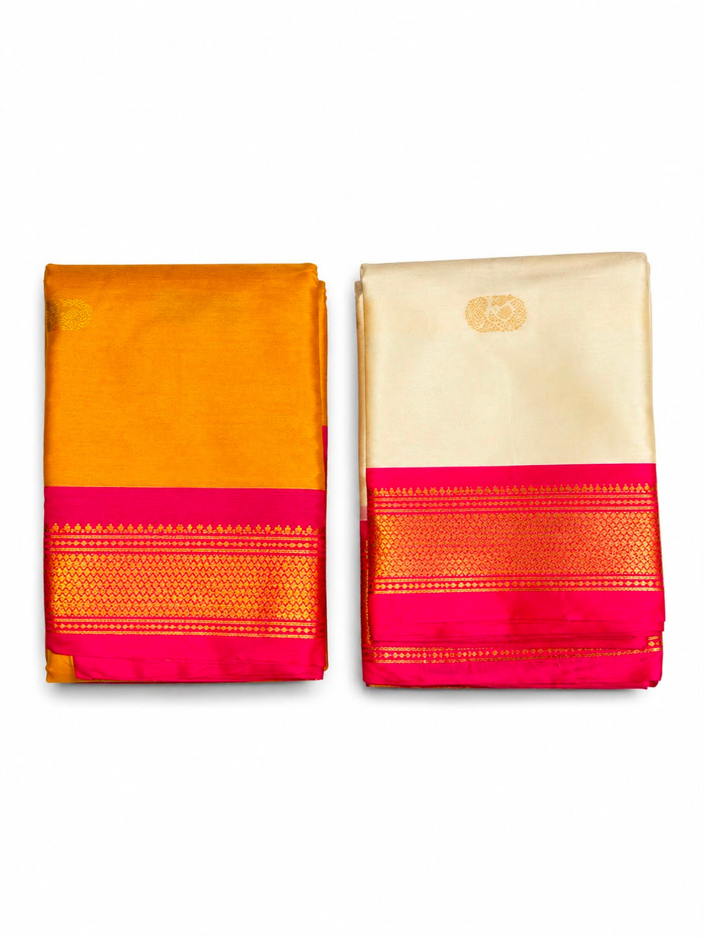 Premium Silk Saree with Rich Woven Zari Border | Elegant Festive & Wedding Wear