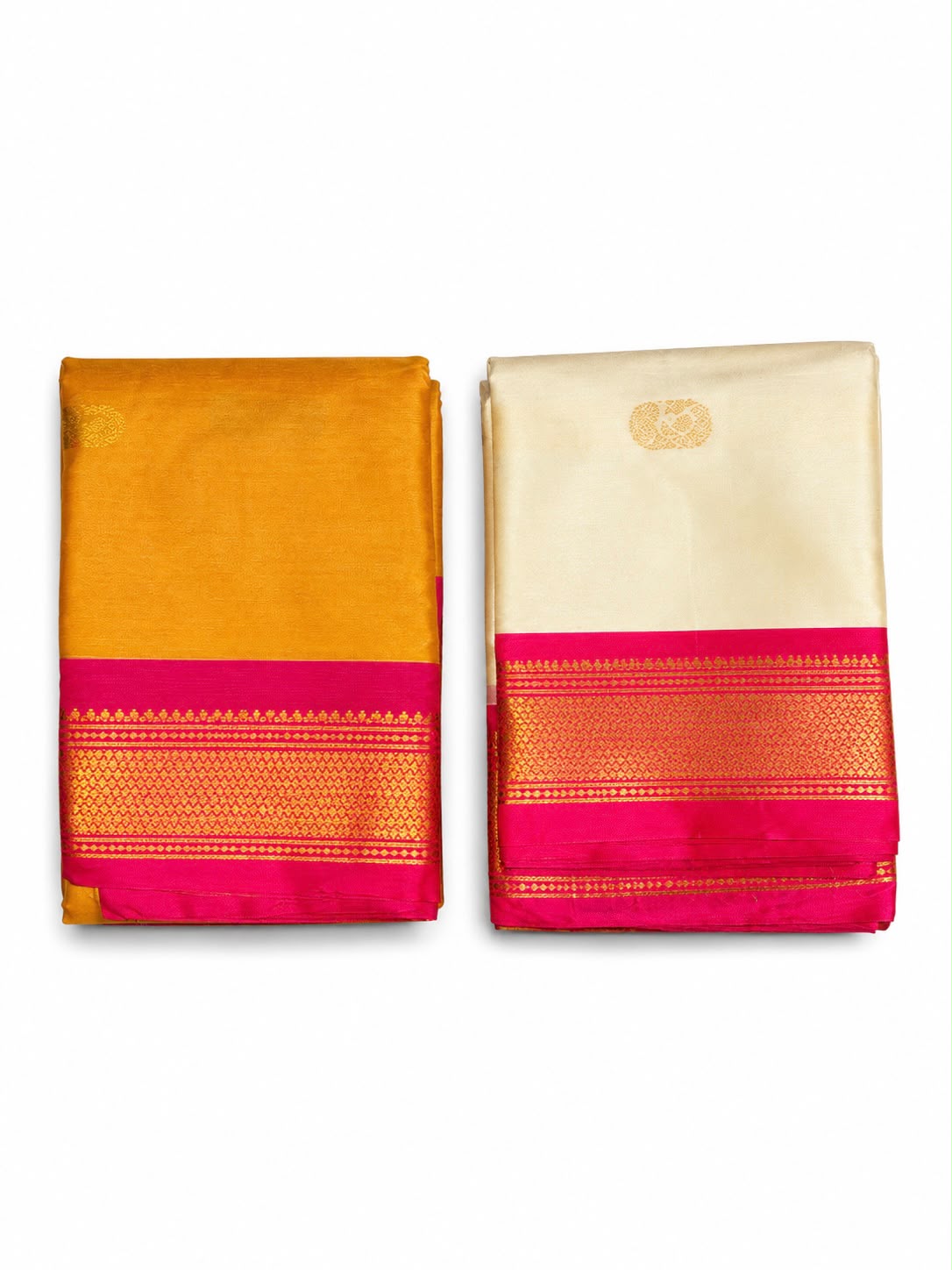 Premium Silk Saree with Rich Woven Zari Border | Elegant Festive & Wedding Wear