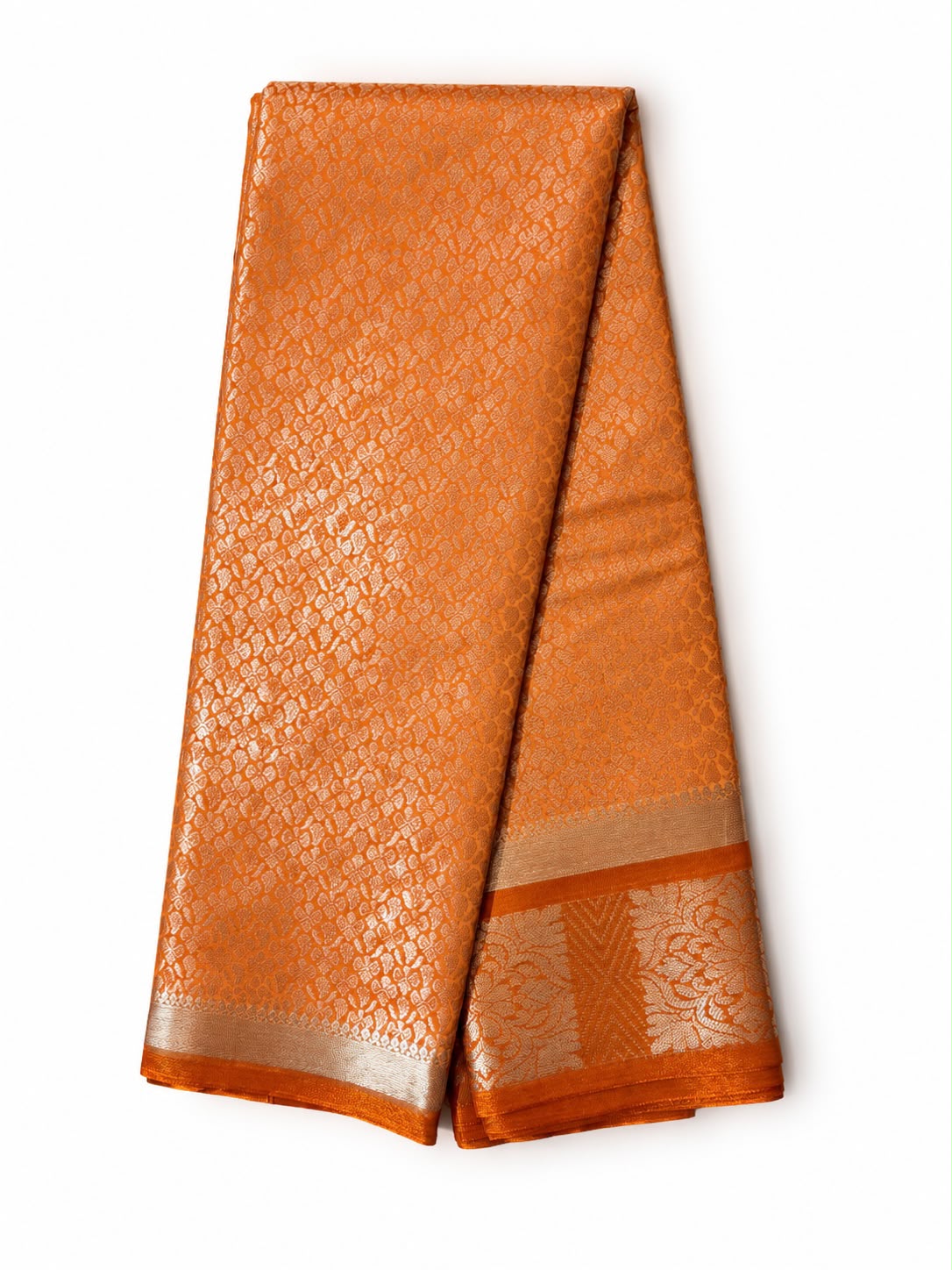 Premium Tissue Silk Saree with Rich Woven Border & Elegant Tassels
