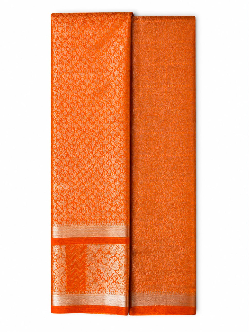 Premium Tissue Silk Saree with Rich Woven Border & Elegant Tassels