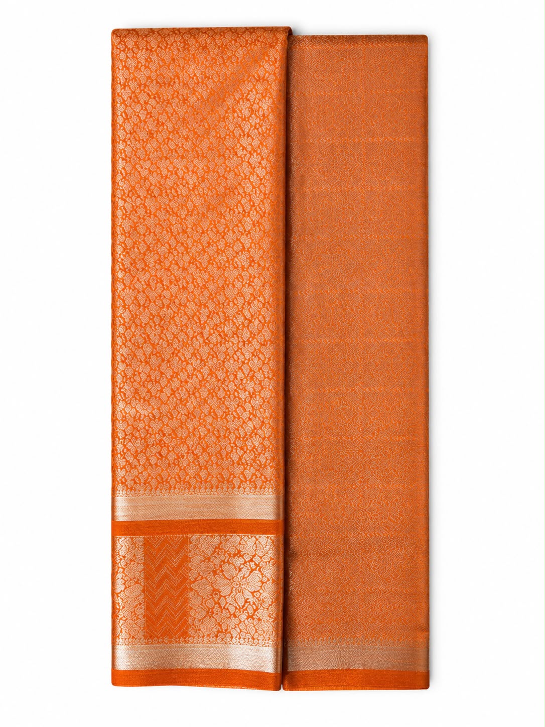 Premium Tissue Silk Saree with Rich Woven Border & Elegant Tassels