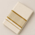 Premium Kerala Set Saree with Traditional Golden Kasavu Border | Soft Cotton Blend | Onam & Festive Wear