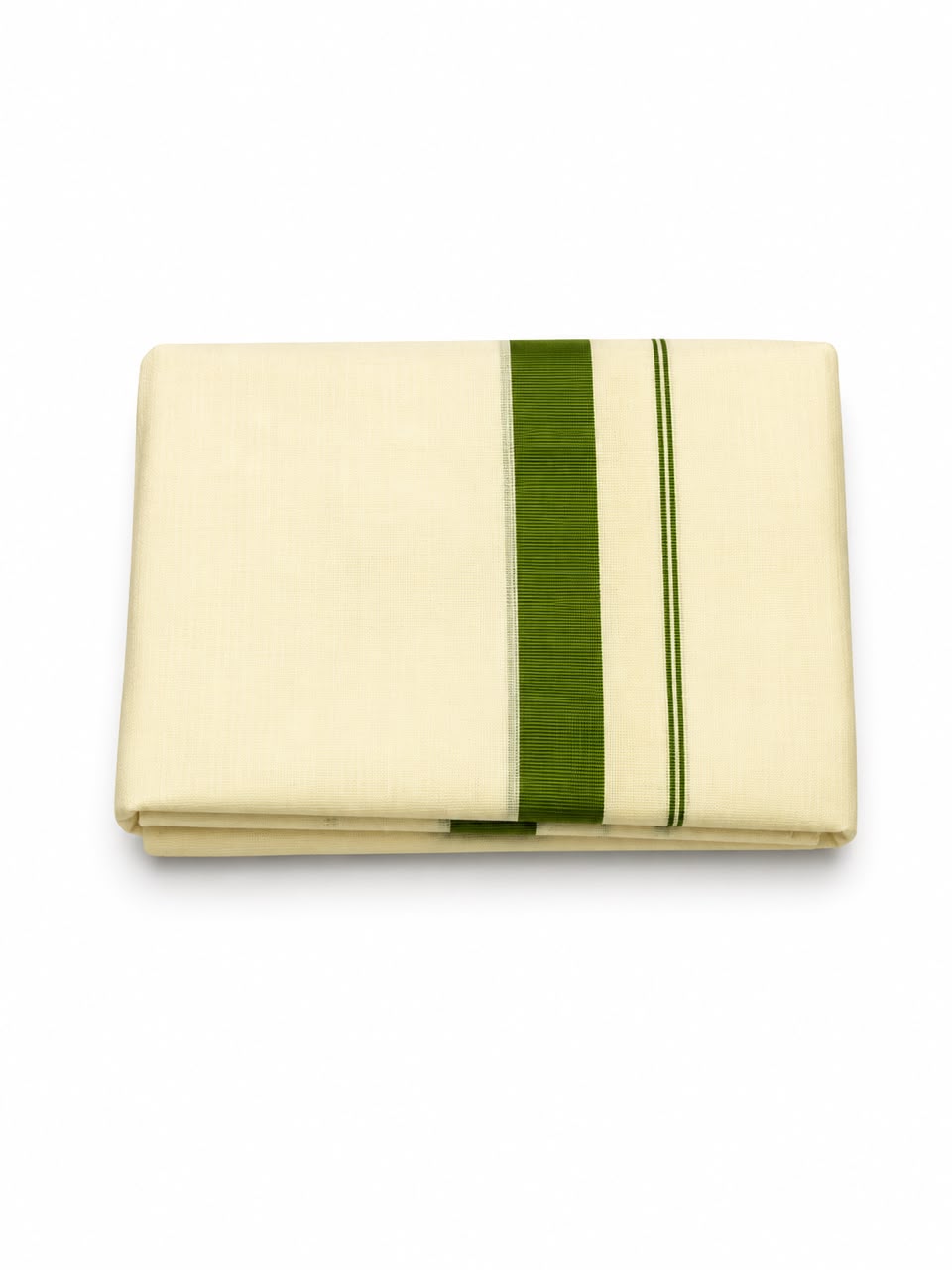 Premium Cotton Kattikkara Set Mundu 2.80 m | Traditional Kerala Kasavu Se