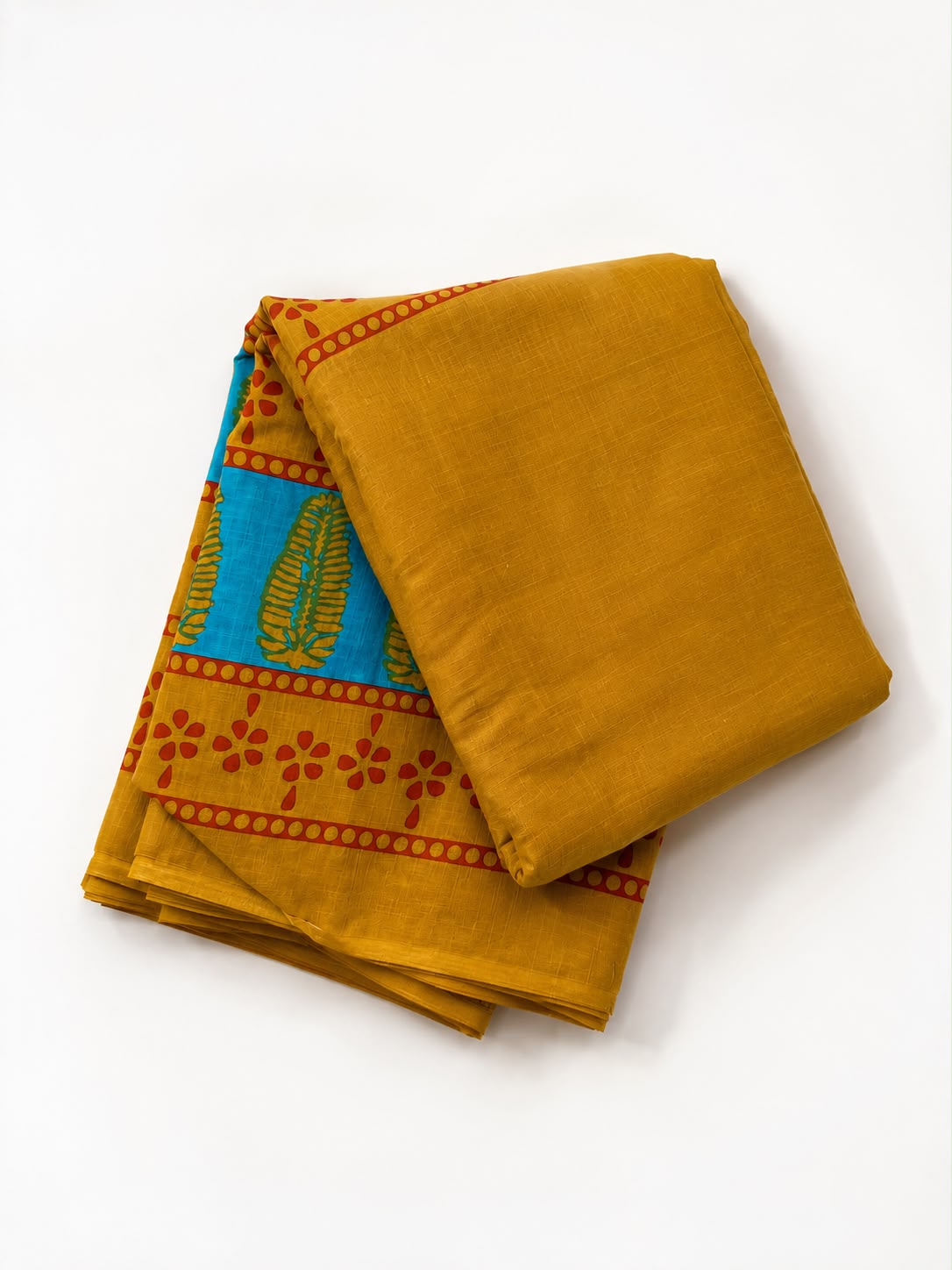 Premium Soft Cotton Saree with Elegant Woven Border | Lightweight Traditional Wear